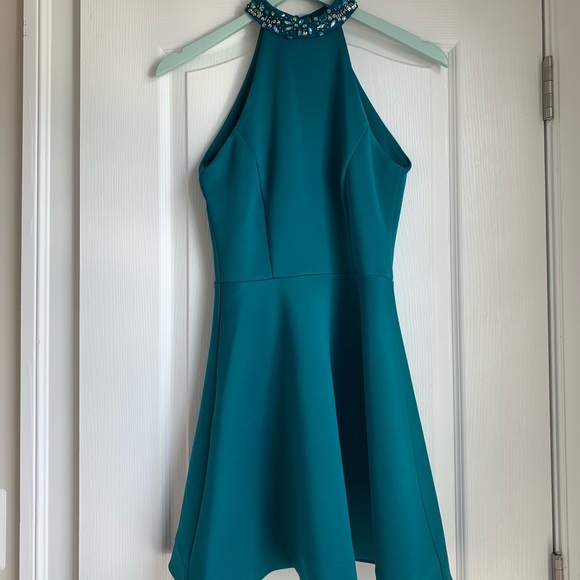 teal homecoming dress - Picture 1 of 3